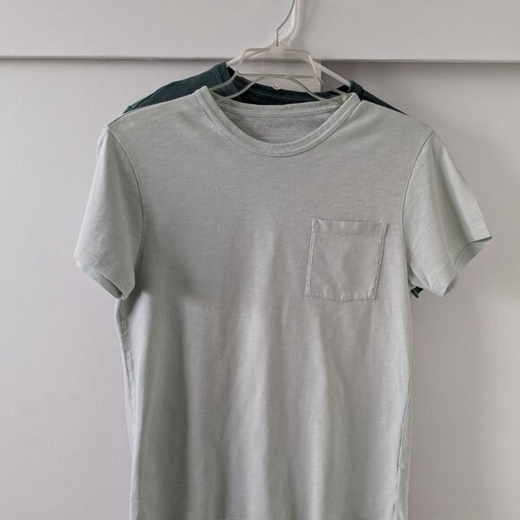 J Crew Garment-dyed slub cotton crewneck T-shirts (S) (bundle of 3) - Picture 2 of 6